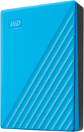 WD 6TB My Passport Portable External Hard Drive Blue Backup Software with Defense Against ransomware and Password Protection USB 3.1/USB 3.0 Compatible - WDBR9S0060BBL-WESN