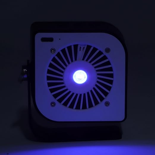 Laptop Cooling Fan Stand 3 Speeds Adjustable Battery Included Hollow Design for Mini M4 and M4 Pro