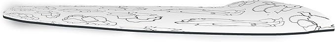 Ergonomic Mouse Pad with Wrist Rest Digital Printed Mouse Mat for Tendon Sheath Problems Non-Slip Base for Office and Home Size: 20 x 23 cm