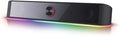 Redragon GS560 RGB Desktop Soundbar 2.0 Channel Computer Speaker with Dynamic Lighting Bar Audio-Light Sync/Display Touch-Control Backlit with Volume Knob USB Powered w/ 3.5mm Cable Black