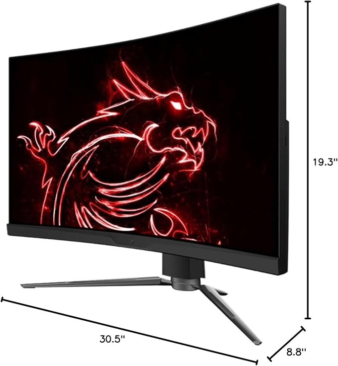 msi MPG ARTYMIS 273CQR QD 27 Gaming Monitor 2560 x 1440 (QHD) VA with Quantum Dot Technology 165Hz FreeSync Premium Pro HDR 400 HDMI Displayport USB C Tilt Swivel Height Adjustable