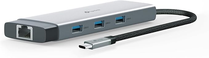 UH9120C 9-in-1 USB Type-C Hub 4K to 60Hz HDMI Ethernet 1Gbps SD and microSD UHS-I 100W AC Adapter 1 USB-C Data Port 3 USB-A Data Ports