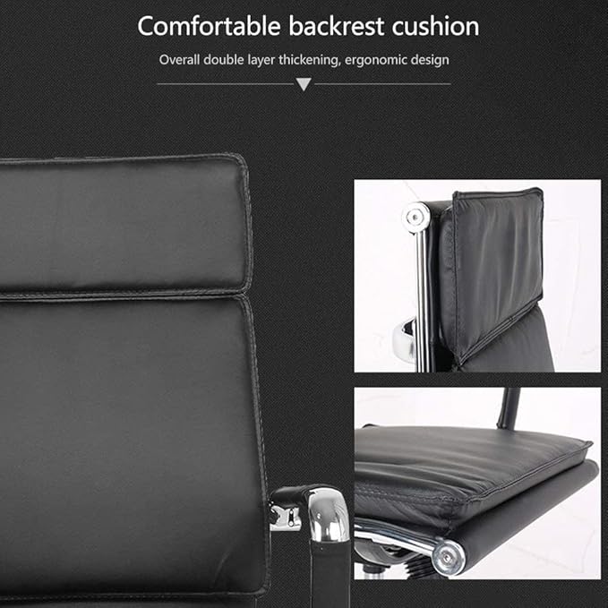 Office Chair Ergonomic Chair Computer Chair PU Gaming Chair Office Chair Conference Chair Gaming Work Chair Backrest Swivel Chair Chair (Color : Brown) Needed