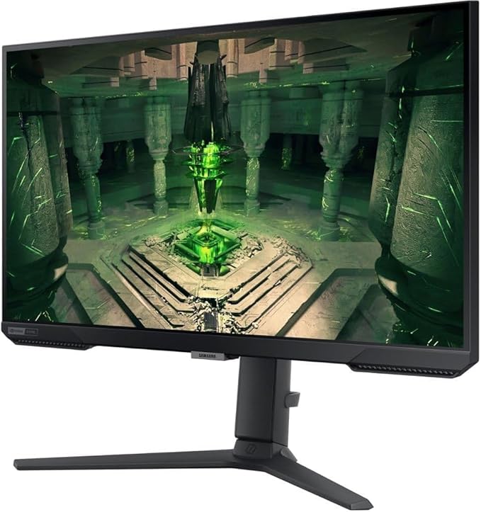 SAMSUNG 27 Odyssey G4 Series FHD Gaming Monitor 240Hz 1ms G-Sync Compatible AMD FreeSync Premium Ultrawide Game View HDR 10 IPS DisplayPort HDMI Black with MTC HDMI Cable
