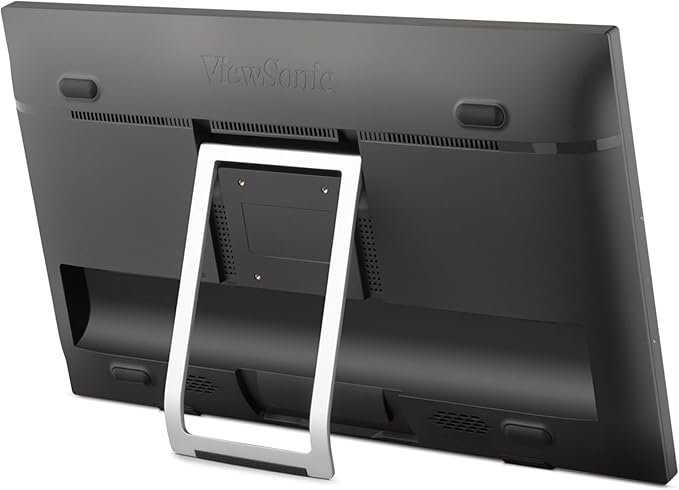 ViewSonic ID2456-4K 24 Inch 4K UHD Touch Display Tablet with PCAP 10 Point Touch Active Stylus Built-in Kickstand USB Hub HDMI DisplayPort and USB C Inputs