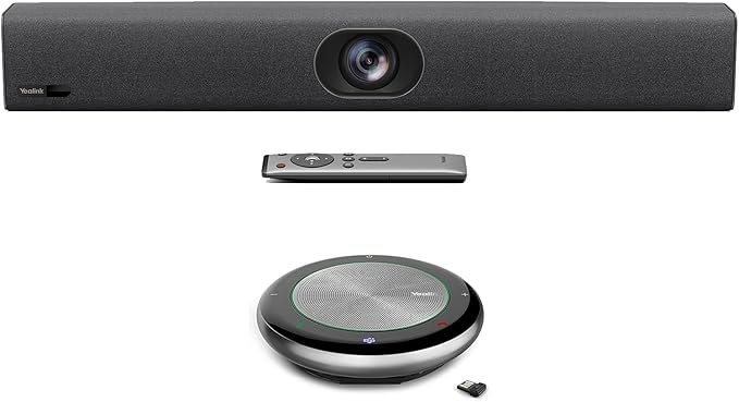 Yealink UVC40 E2 Conference Room Camera and CP700 Teams with Dongle Speakerphone Bundle