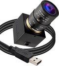 SVPRO 5MP 30fps USB Camera with 2.8-12mm Zoom Lens Close-up Camera for Machine MonitoringIMX335 Low Light Industrial Camera for Computer LaptopUVC Plug in Webcam for WindowsMacOSLinuxAndroid