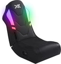X Rocker Shadow RGB 2.0 Floor Rocker Audio Console Gaming Chair - Neo Motion™ Sync App Controlled LED Lights Headrest Speakers Folding Rocking Base Wipe-Clean Faux Leather for Kids &amp Teens - B