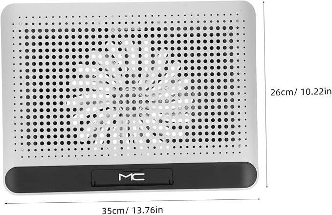 Laptop Cooling Device Mute Thin Cooling Pad Interface Aluminum Alloy Frame for Cooler Notebook and Laptop