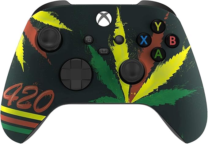 Custom Controllerzz Wireless Controller for Microsoft Xbox Series X/S &amp Xbox One - Custom Soft Touch Feel - Custom Xbox Series X/S Controller (X/S 420)