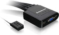 IOGEAR 4-Port USB KVM Switch with Cables and Remote GCS24U Black