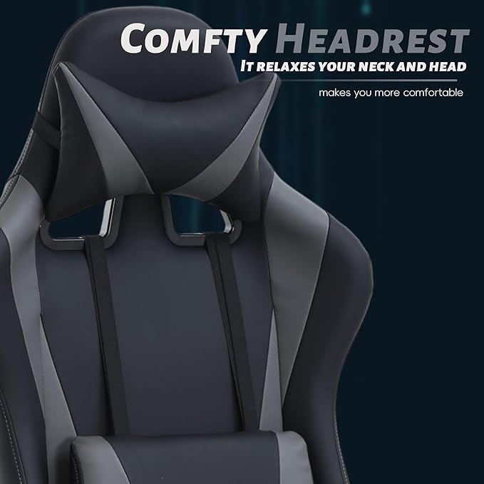 Cheap Gaming Chair PC Chair Ergonomic Office Chair Computer Chair Video Game Chairs for Kids Silla Gamer Chair with Headrest and Lumbar Support Massage Chair Gaming Chairs for Adults Comfy Chair