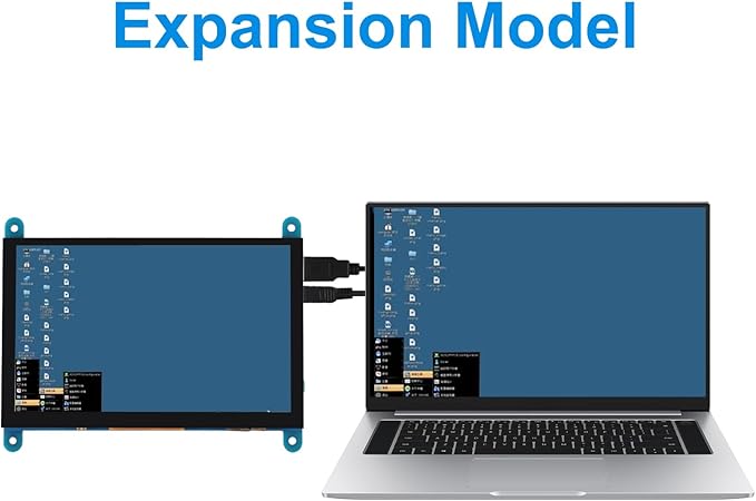 5 Inch IPS Touch Screen Display 800×480 Capacitive Screen HDMI HD Screen Full View Color LCD Liquid Crystal Screen for Windows 10 8 7 BB Black etc