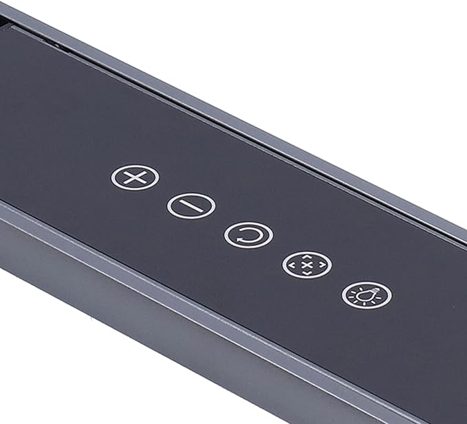 Portable Digital Document Camera Adjustable Presentation USB Document Camera for Teaching Online Classes Lectures Black ABS Plastic 13MP 763g