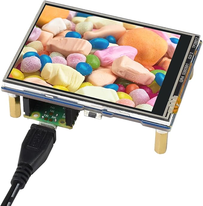 2.8 inch Touch Display Module for Raspberry Pi Pico 2.8 SPI IPS LCD 320×240 Touch Screen 262K Colors Resistive Touch Controller XPT2046 ST7789 Driver Clear and Colorful Displaying Effect