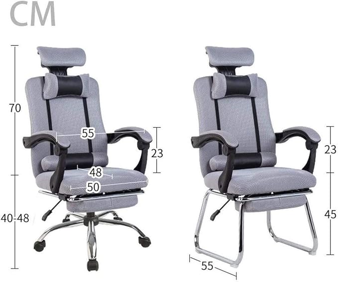 Ergonomic PU Gaming Office Chair with Headrest Retractable Footrest Lumbar Cushion 150° Reclining Adjustable Armrests and Quiet Wheels