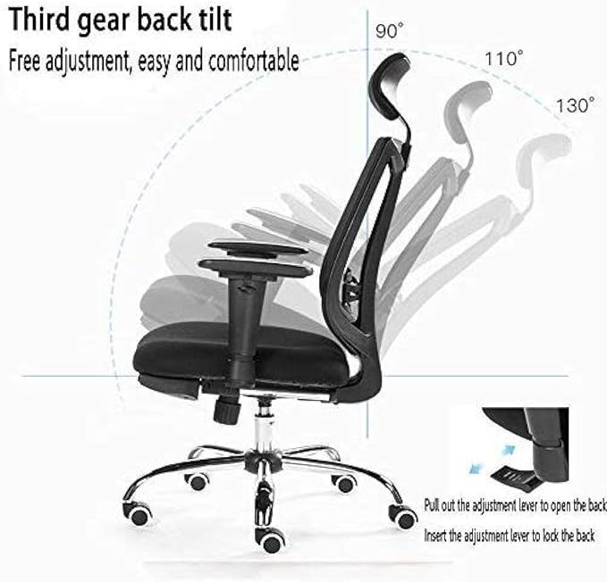 Gaming Chair Computer Chairs Adjustable Seat Cushion &amp Headrest Swivel Computer Chair with Footrest Gaming Chair Video Game Chairs