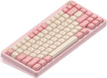 nuphy Halo75 V2 Mechancial Gaming Kyeboard75% Wireless Hot Swappable Bluetooth Keyboard83 Kyes RGB Backlit KeyboardSupport Bluetooth/2.4GHz/USB-C-Pink Blush Switch