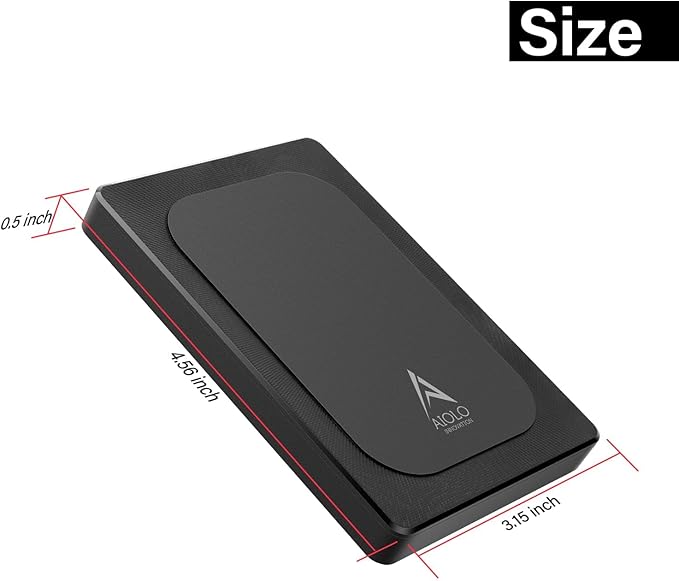 1TB External Hard Drive Ultra Slim Portable HDD-USB 3.0 USB-C for PC Mac Laptop PS4 Xbox oneXbox 360