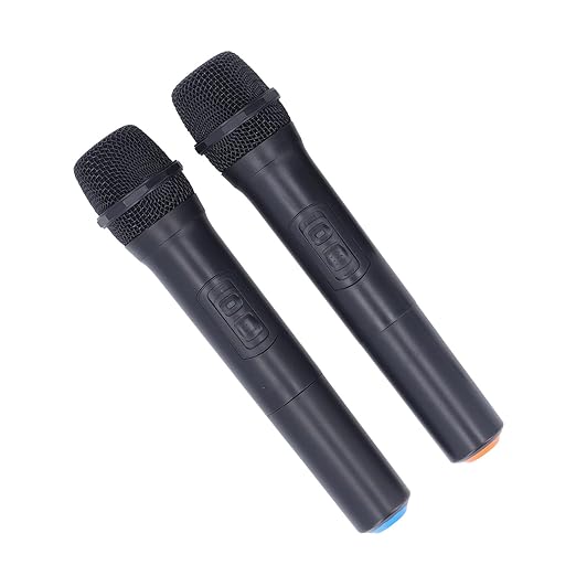 Keenso Dynamic Microphone ABS Construction Noise Reduction Technology 1800mAh Battery Wireless Range 50 to 100 Meters for Karaoke Parties and Home Gatherings