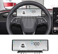 Head Up Display for Tesla Model 3 2017-2023 &amp Model Y 2019-20248.8 Touch Screen Instrument Cluster with CarPlay &amp Android Auto Real-Time Vehicle Info Display