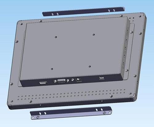 10.4 Inch Open Frame Capacitive Touchscreen Monitor 1024x768 Resolution 4:3 Aspect Ratio WaterproofVESA+Panel Mount for Kiosk Automation POSVendingHMI and Digital Signage 7x24h Work