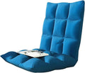 ELEFOCUS Folding Sofa Chair 6-Position Adjustment Computer Chair On Single Bed with Backrest for Bay Window Balcony(Blue)