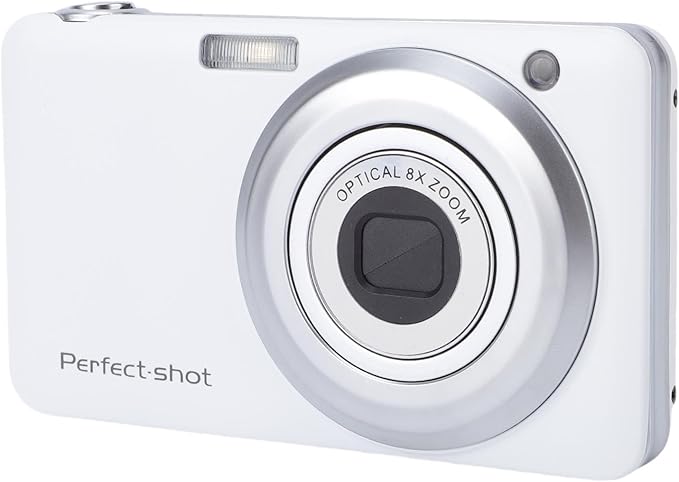 Jectse 8X Optical Zoom Vlog Camera 64MP 2.8 Inch Screen Face Recognition for Travel with 8X Optical Zoom Digital Camera 64MP 2.8 Inch Screen Face Recognition
