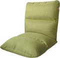 ELEFOCUS Folding Sofa Chair 5-Speed Adjustment Computer Chair Foldable Easy to Remove and Wash Simple Armchair(Green)