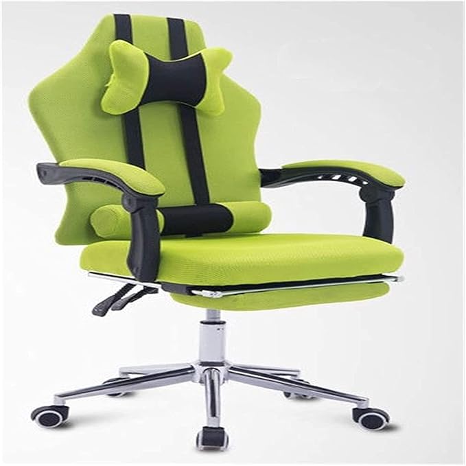 Office Chair Office Chair Ergonomic Recliner Gaming Chair Computer Chair Home Swivel Chair Mesh Seat Office Desk Chair Chair (Color : Green Size : One Size) Needed