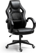 Ergonomic Office Gaming Computer Desk Chair Comfortable Leather Home Chair with Reclining Rocking Feature Modern Stylish PU Leather Chair for Study Work and Gaming Executive Living Room Bedr