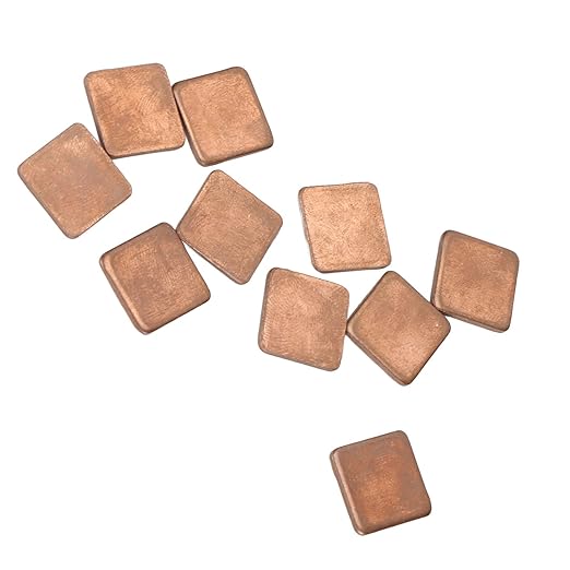 Copper Copper Small Cooling Kit Thermal Conductivity for Laptop Gpu CCC 100 X Heat Dissipator for CPU VGA (15 * 15 * 2.0mm)
