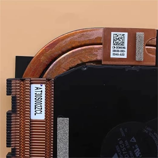 00WR96 for Latitude 7420 Laptop Cooling Fan Cooler Fan 0WR96 Heatsink Radiator Replacement Parts(Cooling Fan Set)