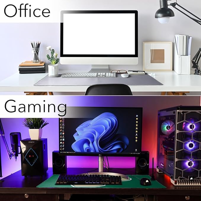 University of South Florida Primary Logo Large Gaming Mouse Pad Desk Mat with Stitched Edges Non-Slip Base for Gamer Home and Office 31.5 x 15.7