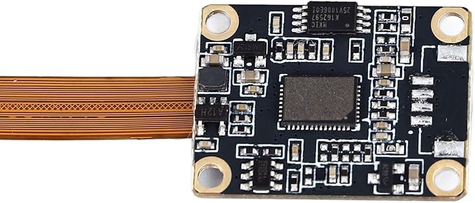 5MP 2K USB Camera Module with 120 Degree Wide Angle Distortionless Built in Microphone for Laptop Suitable for All in One Notebook Industrial Equipment Connect via USB Port