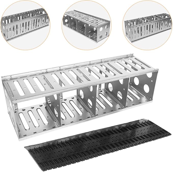 1set Hard Drive Bracket Mounting Cage for Ssd Easy Installation Shockproof Design Multi-Layer Expansion for Home Office Use