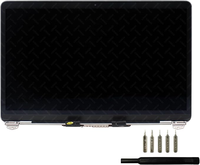Replacement for MacBookAir101 MacBook Air 13 M1 2020 A2337 EMC 3598 MGN63 MGN93 MGND3 MGN73 MGNA3 MGNE3 13.3 inches 2560x1600 Full LCD Screen Complete Top Assembly (Space Gray)