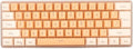 ZJchao Mini Keyboard Gaming Keyboard 60 Percent 61 Keys Keyboard Wired Gaming Keyboard RGB Imitated Mechanical Compact for Typist (Yellow Orange)