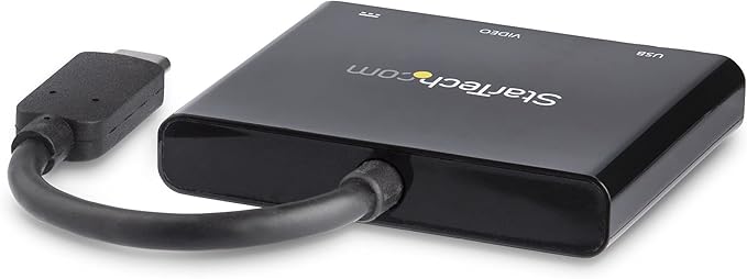 StarTech.com USB-C to HDMI Adapter - 4K 30Hz - Thunderbolt 3 Compatible - with Power Delivery (USB PD) - USB C Adapter Converter (CDP2HDUACP)