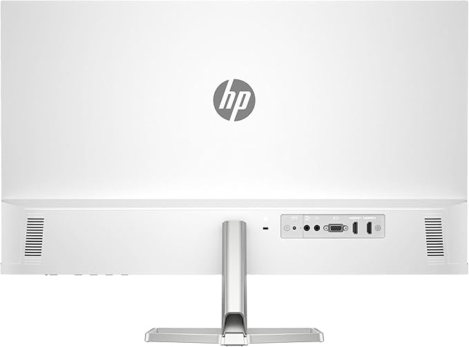 HP Series 5 527sa 27 FHD IPS Monitor with 5ms Response Time Flicker Free Anti-Glare Low Blue Light VGA HDMI &amp Dockztorm USB Port Expander White/Silver Color (94F48AA#ABA) 2 Pack