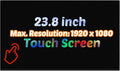 23.8 Screen Replacement for Dell 0W58X1 Touch Screen LCD Display FHD(1920x1080) (Only for Touch Version !!)
