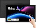 Touchscreen Monitor 15.6 Inch 10-Points Touch Industrial Monitor 1920 * 1080 FHD HDMIVGA&amp USB Embedded Touch Screen Monitor for Device POI/POS/Kiosk/Automation Built-in Speakers VESA
