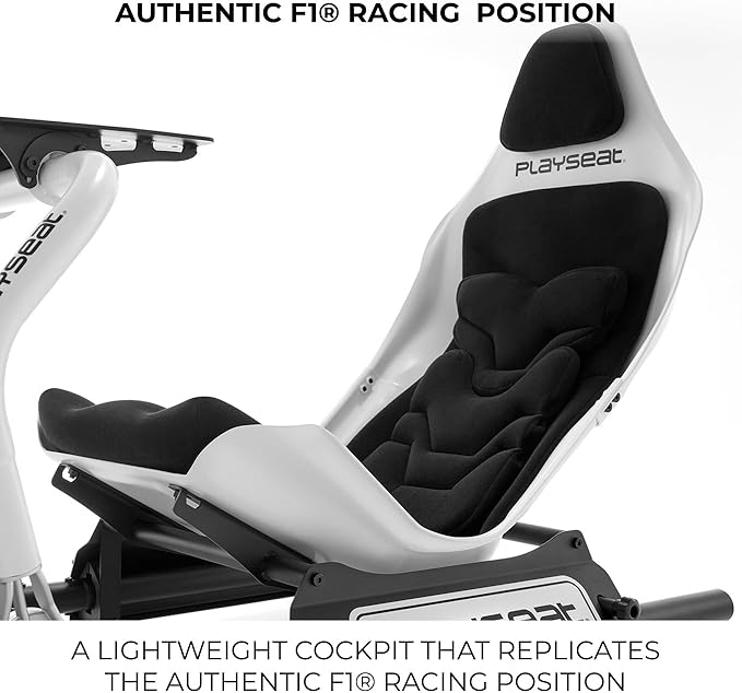 Playseat® Formula Instinct - F1® Edition Racing Simulator - Simracing Authentic F1® Racing Position Direct Drive Open Cockpit Design