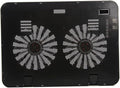 Laptop Cooling Pad USB Powered Notebook Cooler Fan for Laptops Ergonomic Design Strong Heat Dissipation Energy Saving Cooling Mat