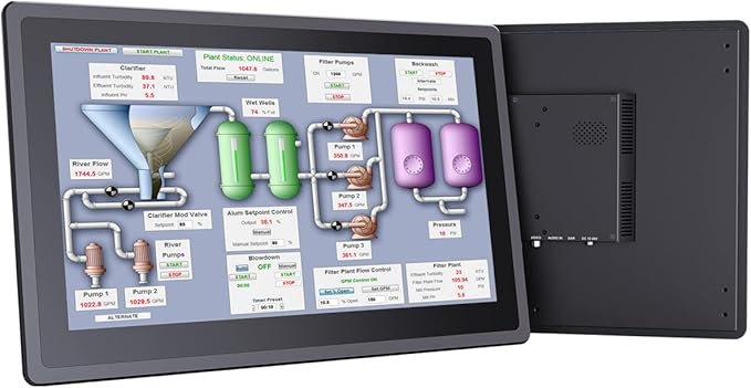 LILLIPUT 15.6 TK1560/C NO-Touch 1000 nits high Brightness IP65 Front Panel Design with HDMI VGA AV Monitor for Teleprompter