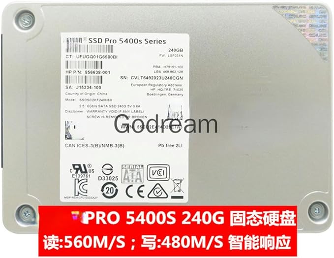 for 256M 2.5-inch 5400S Notebook 240G SSD Desktop