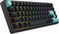 ARBITER Polar 65 - CNC Magnetic Gaming Keyboard w Rapid Trigger Hall Effect Switches CNC Aluminum Frame Rapid Key 65% Compact Bright RGB Dual-Shot PBT Keycaps - Mint Abyss