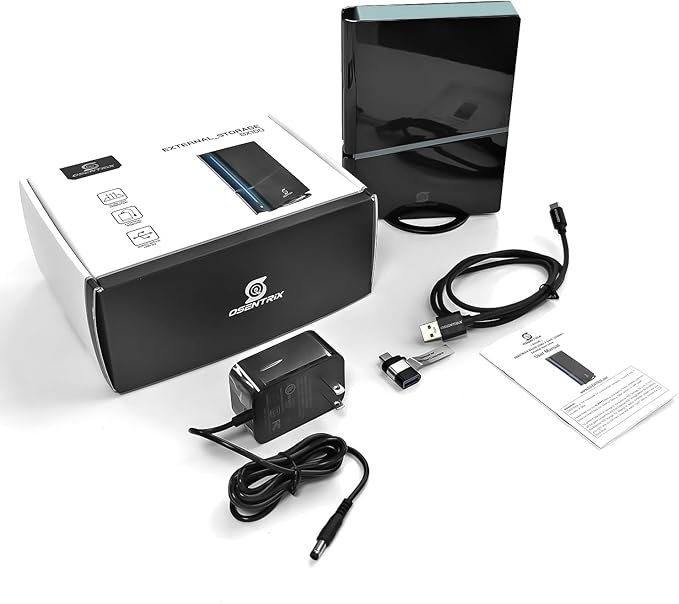 BX100 14TB USB 3.2 Gen 2 USB-C External Hard Drive for Windows or MacOS Desktop PC/Laptop
