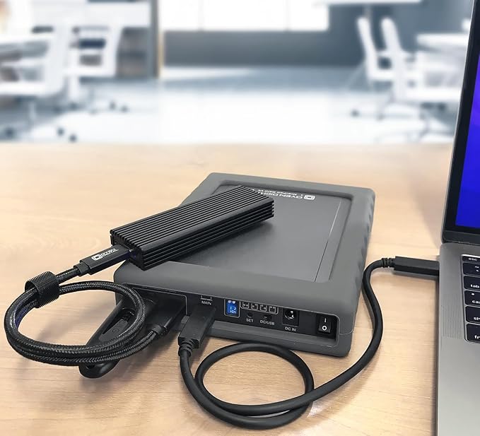 Oyen Digital 8TB MiniPro RAID V4 USB-C Portable Dual Hard Drive