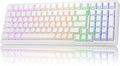 AULA F99 Wireless Mechanical KeyboardTriple-Mode(BT5.0/2.4GHz/USB-C)Gasket Mounted Creamy Keyboard with Linear Switches Side Printed PBT KeycapsRGB Backlit PC Gaming Keyboards for Win/Mac